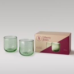 Набор стаканов flowi, 310 мл, зеленые, 2 шт. (80053)