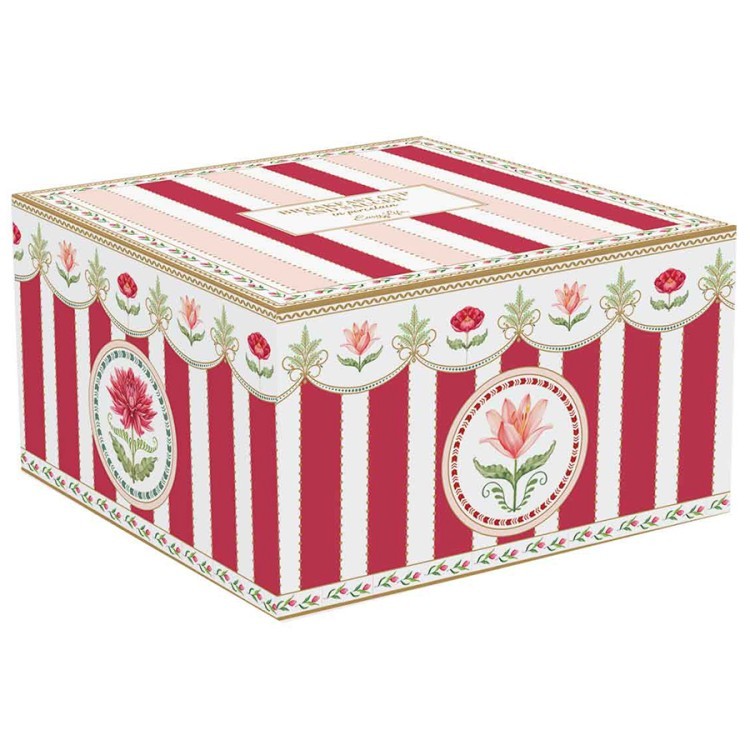 Чашка с блюдцем flowery, 370 мл (80356)