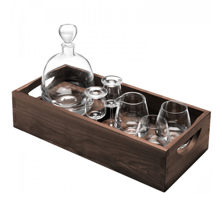 Набор для ценителей виски с деревянным подносом islay whisky (59297)