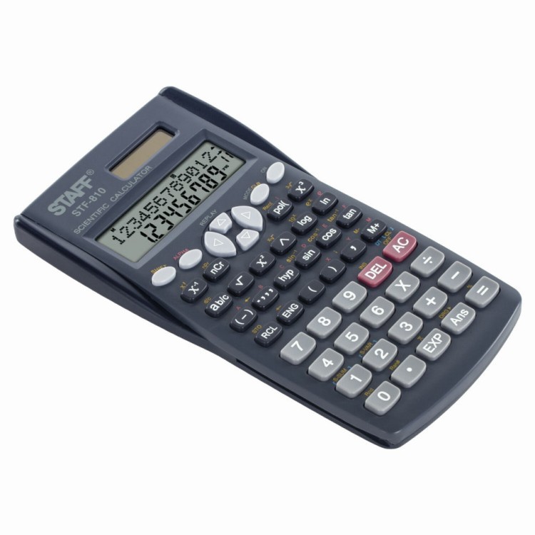 Калькулятор инженерный двухстрочный Staff STF-810 240 функций 12 разрядов 250280 (1) (64905) Калькулятор инженерный двухстрочный Staff STF-810 240 функций 12 разрядов 250280 (1) (64905)