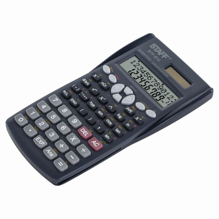 Калькулятор инженерный двухстрочный Staff STF-810 240 функций 12 разрядов 250280 (1) (64905) Калькулятор инженерный двухстрочный Staff STF-810 240 функций 12 разрядов 250280 (1) (64905)