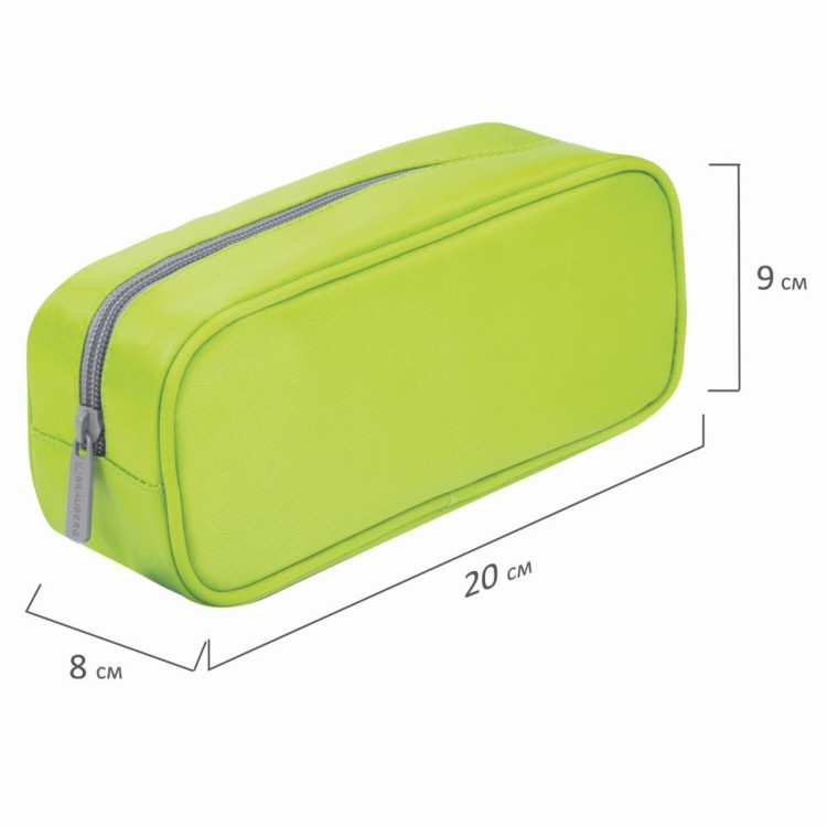Пенал косметичка Brauberg King Size Neon Green 229020 (3) (66659) Пенал косметичка Brauberg King Size Neon Green 229020 (3) (66659)