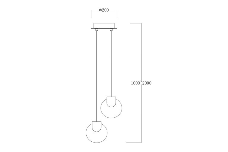Светильник подвесной d.20см, металл цвет серебро (TT-00013010)