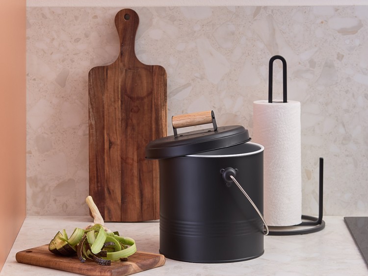 Контейнер для пищевых отходов с фильтром irmel, 3,5 л, графит (78972)