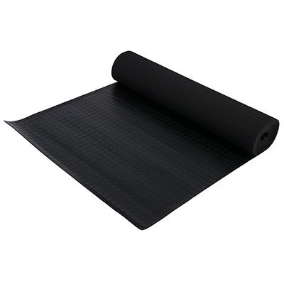 Противоскользящий резиновый коврик Vortex Пятачки 3 мм 1х10 м черный 22400 (63329)
