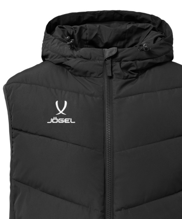 Жилет утепленный c капюшоном JÖGEL ESSENTIAL PerFormPROOF Padded Hooded Vest, черный (2126160)