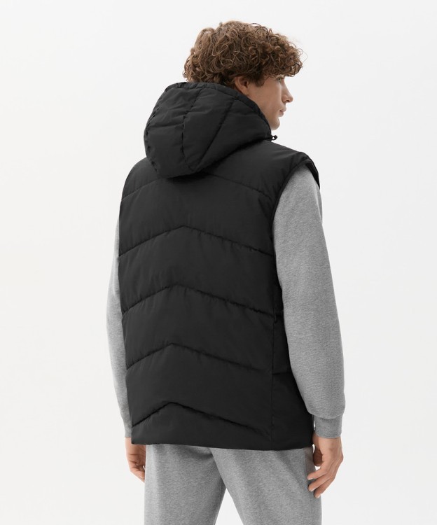 Жилет утепленный c капюшоном JOGEL ESSENTIAL PerFormPROOF Padded Hooded Vest, черный (2126160)