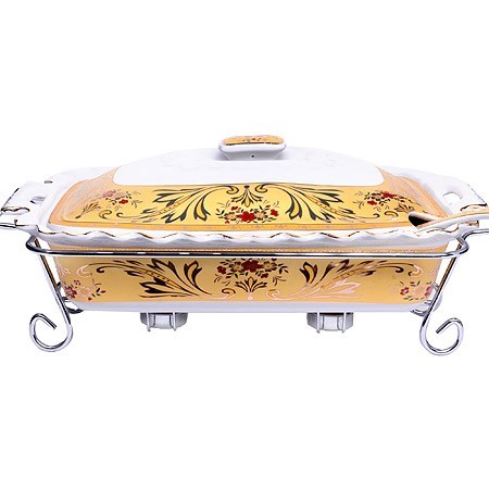 Мармит керамика 2,5л 4пр со свечкой LR (30653)