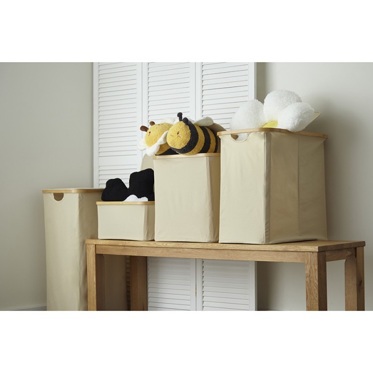 Корзина для белья с двумя отделениями neat twin, 53,5х33х53 см, молочная (77873) Корзина для белья с двумя отделениями neat twin, 53,5х33х53 см, молочная (77873)