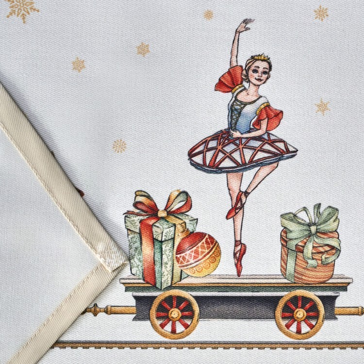 Дорожка на стол "щелкунчик", 45х300см, бежевый, 100% хлопок,твил Lefard (850-757-32)