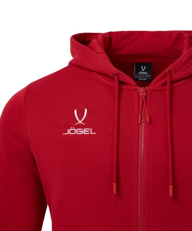 Худи JOGEL ESSENTIAL Fleece Zip Hoodie, темно-красный (2119510)