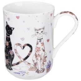 Кружка lefard "лавандовые коты" 330 мл Lefard (425-177)