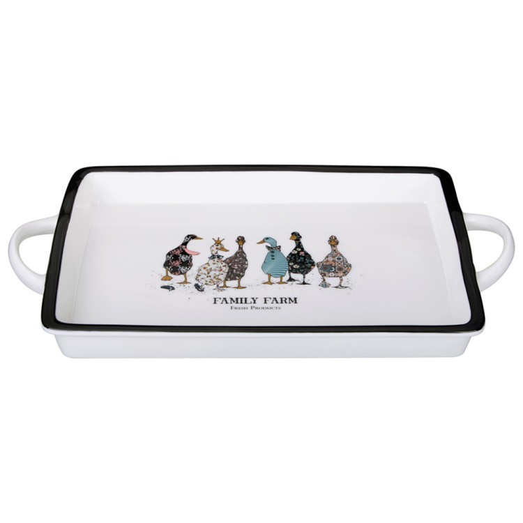Блюдо с ручками lefard "family farm" прямоуг. 35,5*20*4 см Lefard (263-1406)
