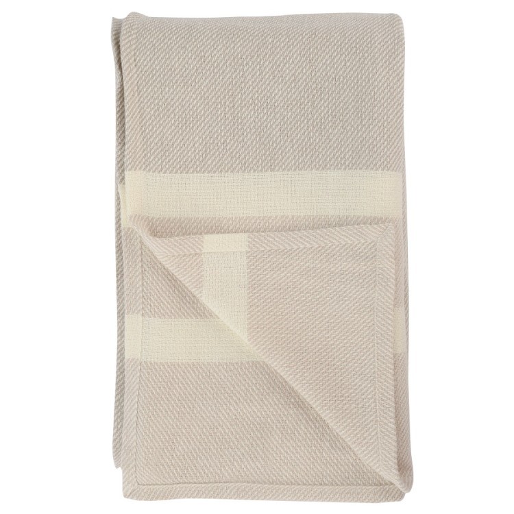 Покрывало базовое бежевого цвета из коллекции ethnic, 180х250 см (72572)