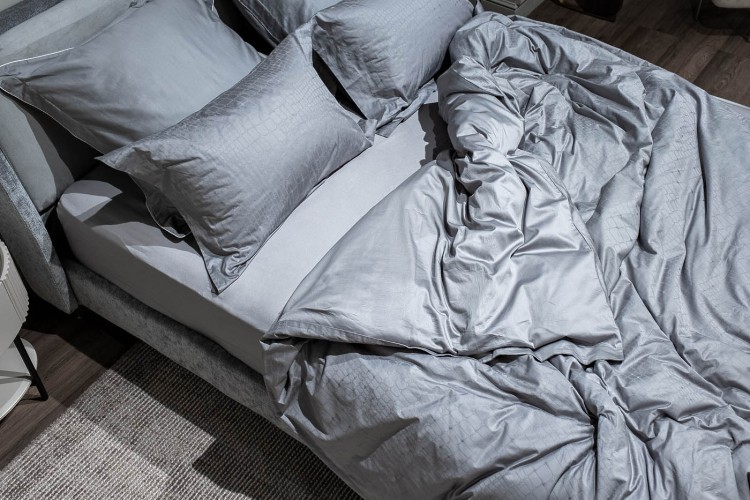 Простыня сатин серый 240*180 (TT-00010349)