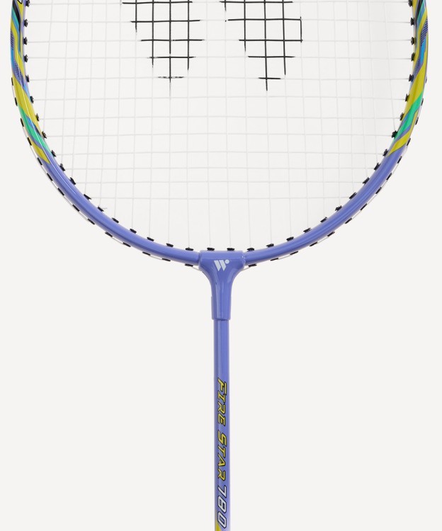 Набор для бадминтона WISH Firestar 780, 2 ракетки, 2 волана, голубой/фиолетовый (1585200)