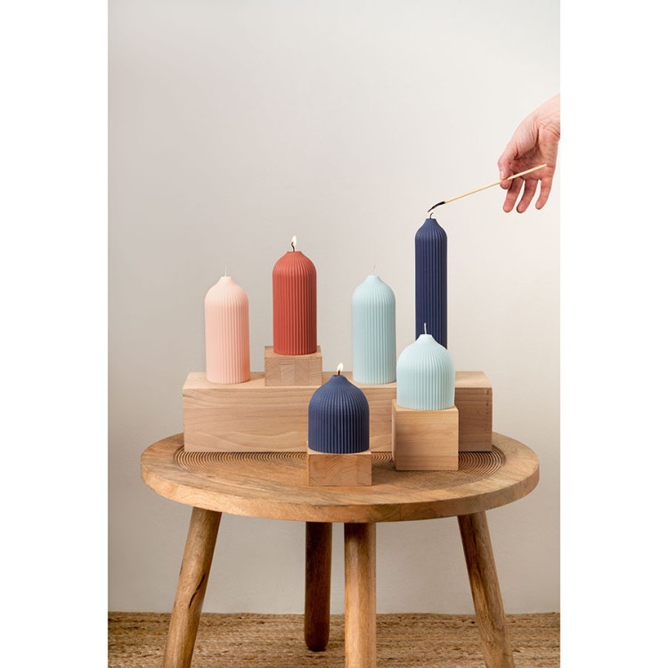 Свеча декоративная терракотового цвета из коллекции edge, 10,5 см (73485)