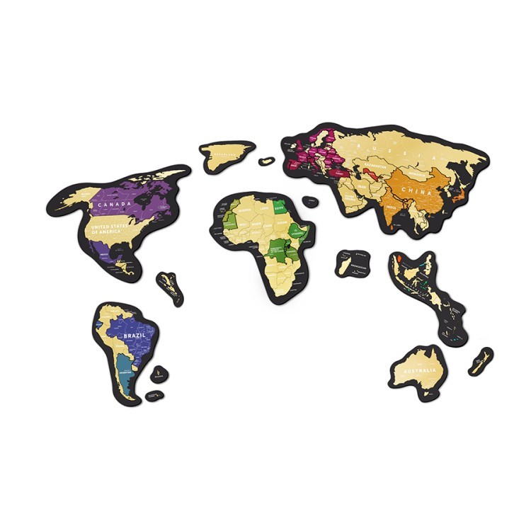 Скретч карта мира travel map magnetic world (59964)