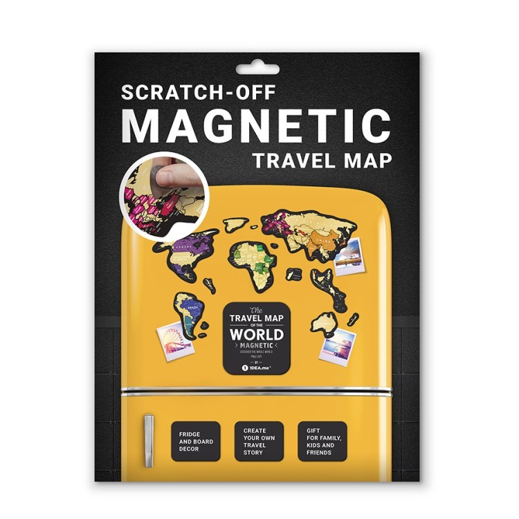 Скретч карта мира travel map magnetic world (59964)
