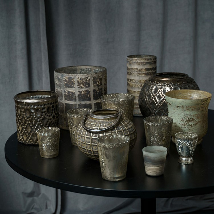 Подсвечник Ksa/5484, 15, стекло, Gold Green, ROOMERS FURNITURE