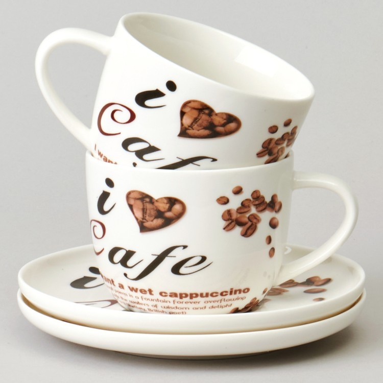 Чайный набор lefard "coffee mania" на 2 пер. 4 пр. 250 мл Lefard (165-568) Чайный набор lefard "coffee mania" на 2 пер. 4 пр. 250 мл Lefard (165-568)