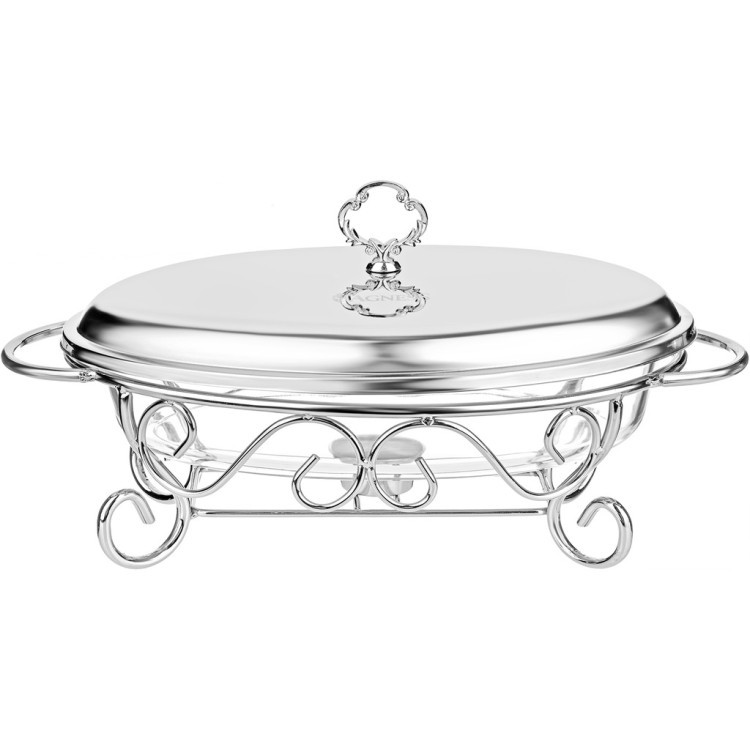 Мармит agness  овальный silver 2,4l Agness (781-500)
