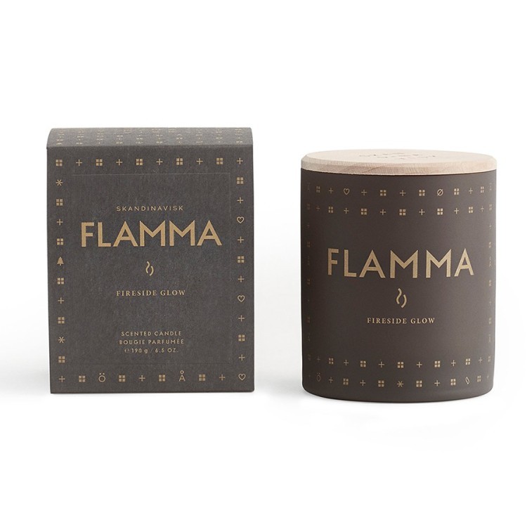 Свеча ароматическая flamma с крышкой, 190 г (63717)