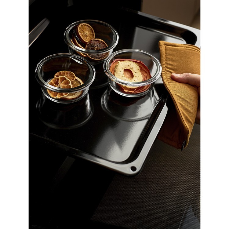 Набор контейнеров для запекания и хранения круглые с крышками на защелках, 3 шт. (77587)