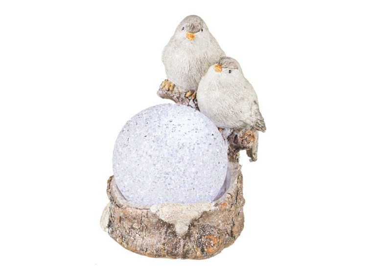Фигурка с подсветкой "птицы" 12,5*10,5*14 см. (кор=24шт.) Polite Crafts&gifts (79-046)