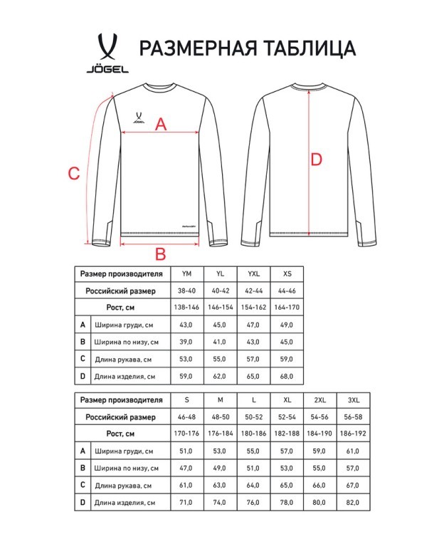 Свитер вратарский PerFormDRY SPLASH GK Jersey, голубой (2117675)