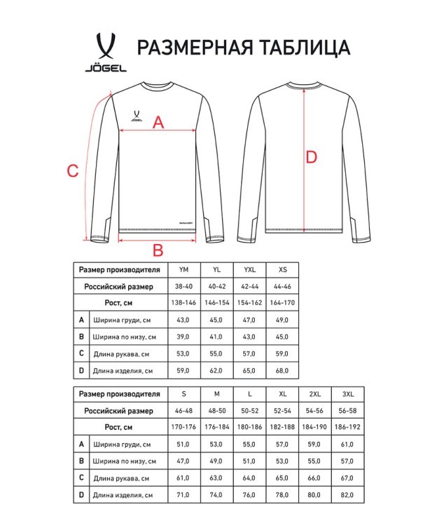 Свитер вратарский PerFormDRY SPLASH GK Jersey, голубой (2117698)