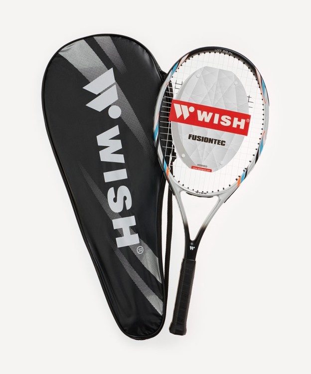 Ракетка для большого тенниса WISH FusionTec 590 27", серебристый (1585194)