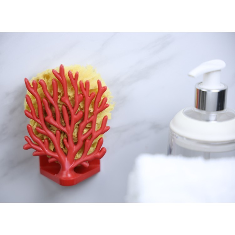 Держатель для мочалок coral sponge, красный (68788) Держатель для мочалок coral sponge, красный (68788)