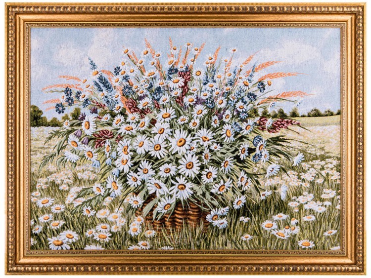Гобеленовая картина "ромашковое поле" 114*84 см. Оптпромторг Ооо (404-1362-01) 
