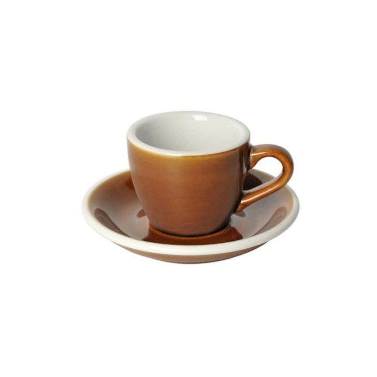 Кофейная пара C088-86BCA/C088-87BCA, фарфор, caramel, LOVERAMICS