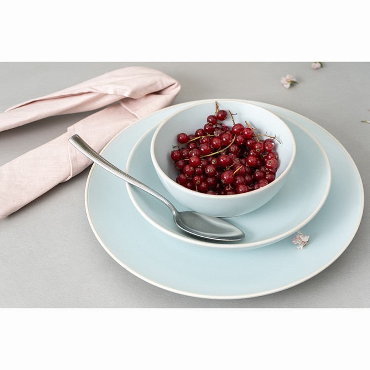 Набор обеденных тарелок simplicity, D26 см, голубые, 2 шт. (74068)