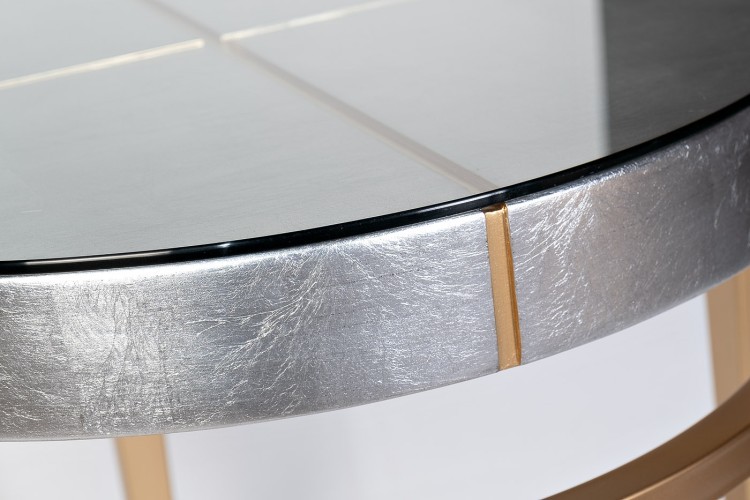 Стол журнальный "Futuro" серебристый d61*61см (TT-00006459)