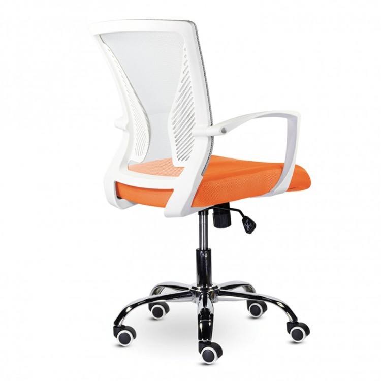 Кресло офисное Brabix Wings MG-306 ткнь/сетка оранжево-серое 532011 (1) (84676)