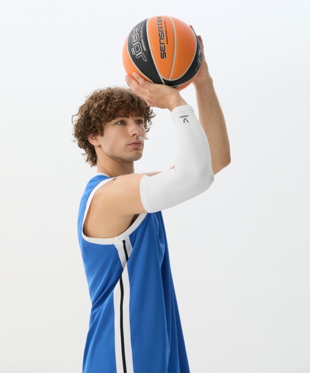 Рукав баскетбольный JOGEL ELBOW SLEEVE, белый (1981059)