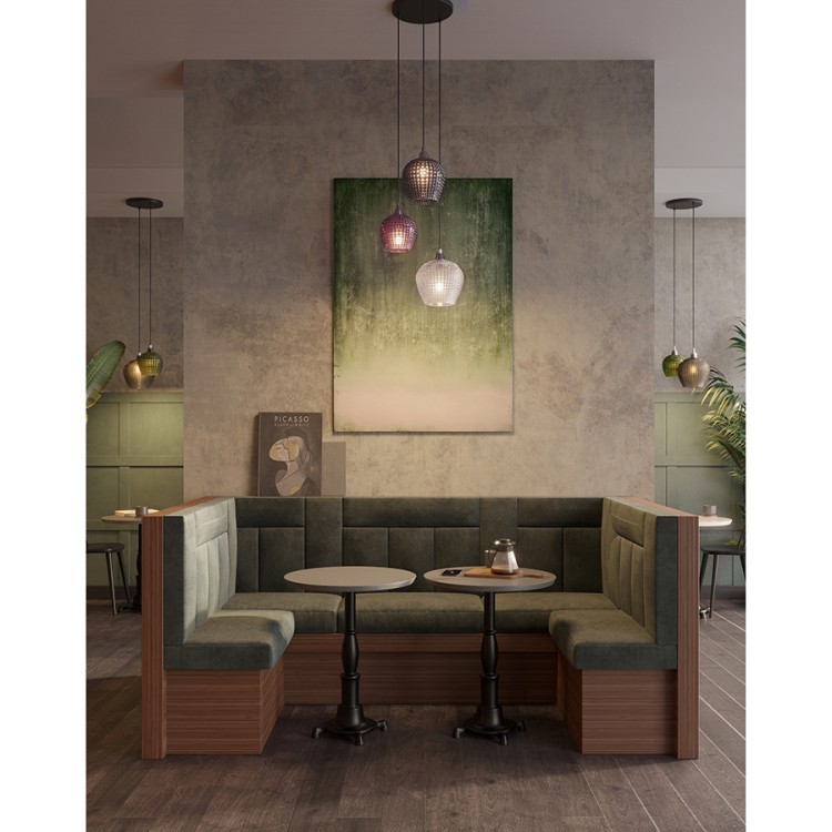 Светильник подвесной каскадный aurora, D40 см, зеленый/серый (76564)