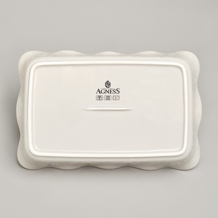 Форма для запекания beige 28,5*18*7 см 1500 мл Agness (780-123)