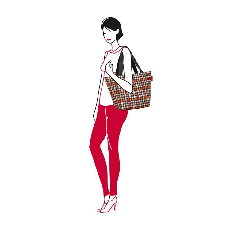 Сумка shopper m glencheck red (64003) Сумка shopper m glencheck red (64003)