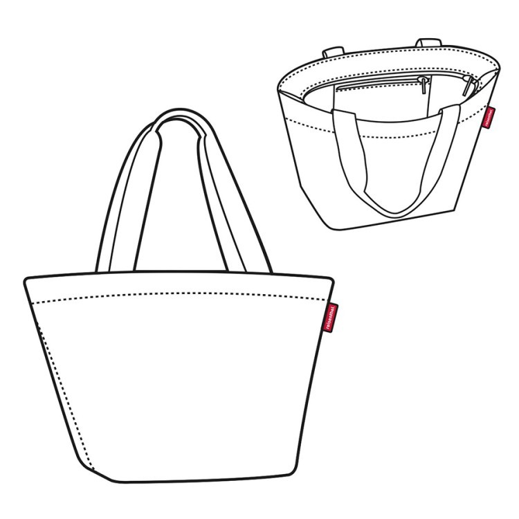 Сумка shopper m glencheck red (64003)