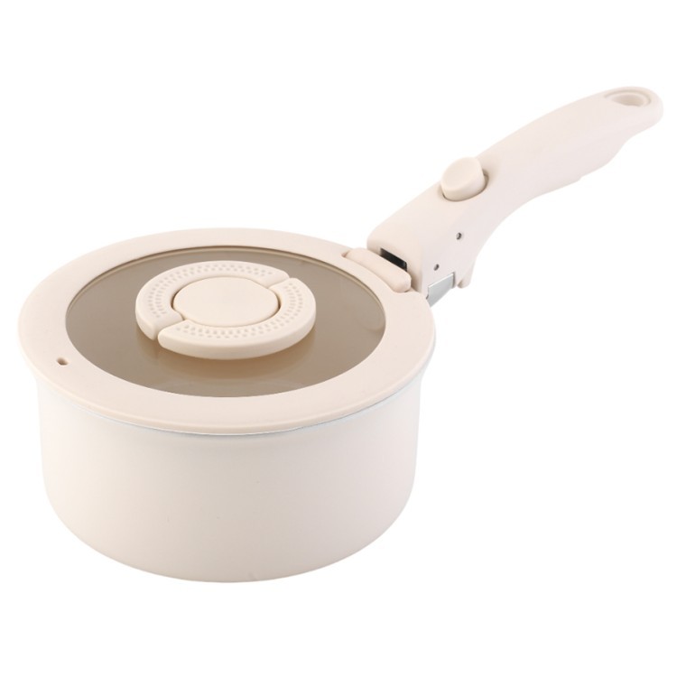 Набор посуды для приготовления со съемной ручкой smart ceramic, 7 предметов, цвета топленого молока (79250)