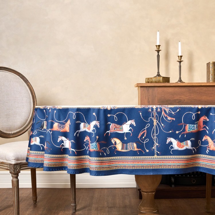 Скатерть овальная "passage"160х220см ,белый, 100% хлопок,твил, пропитка Lefard (850-759-41)