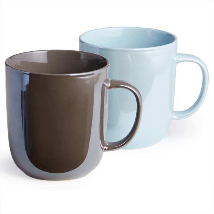 Набор кружек  bronco "gloss" 2 шт. 400 мл микс Bronco (407-135-1)