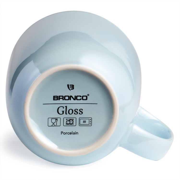 Набор кружек  bronco "gloss" 2 шт. 400 мл микс Bronco (407-135-1)