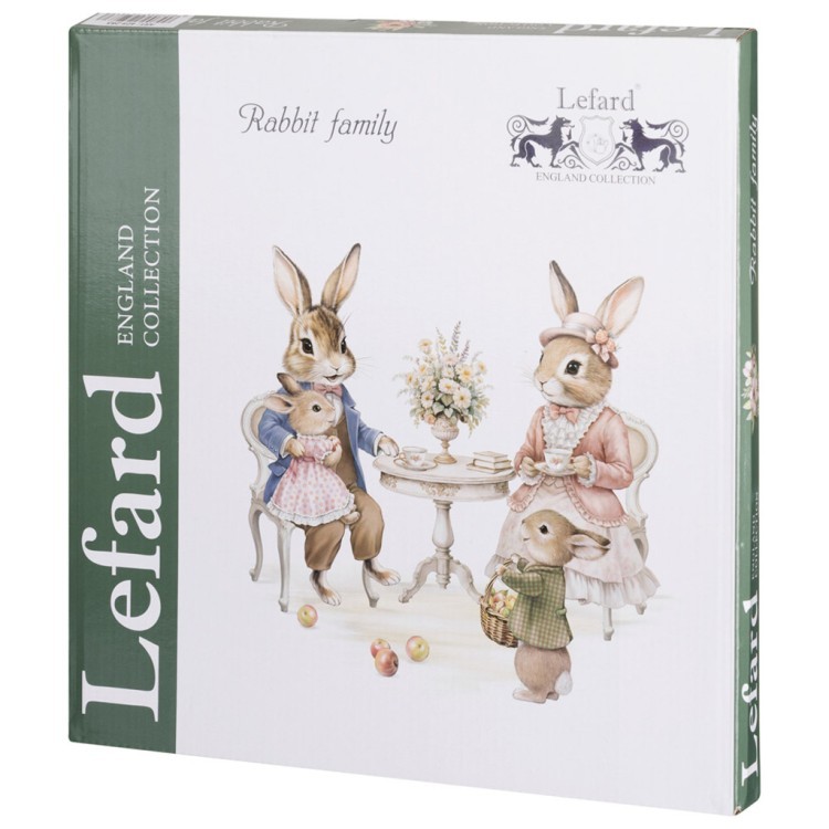Тарелка обеденная lefard "rabbits family" 25,5 см Lefard (425-283)