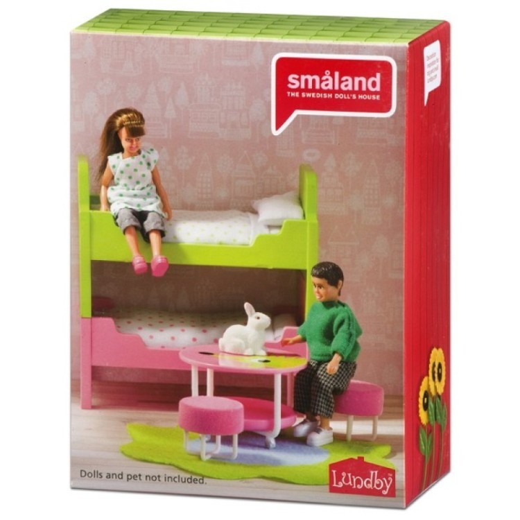Мебель для домика Смоланд Детская с 2 кроватями (LB_60206600)
