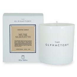 Свеча ароматическая the olphactory, white insignia, musk silhouette, 60 ч (78047)